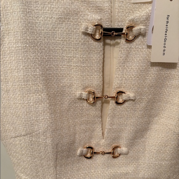 NWT Tweed Sleeveless Mini Dress - Picture 6 of 10